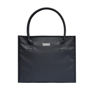 Large Black tote bag, Shopping leather bag, Laptop Tote bag, Leather tote bag, Woman leather tote, Woman shoulder bag, Travel bag