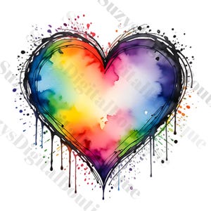 Pride Heart, Pride Shirt PNG, Rainbow Heart, Pride SVG, Pride Gear, Pride clipart, LGBTQ-shirt, Pride Rainbow, Pride Top, Pride-ondergoed