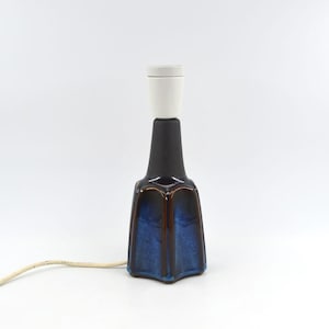 Vintage Søholm Stentøj Denmark table lamp 1031 Einar Johansen 1960 Danish Mid-Century Modern design original 1960s Bornholm art ceramics