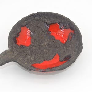 Mid-Century Marei Majolikafabrik Rheinbach Ceramic Bowl 1960s WGP Fat-Lava Glaze Lava Design