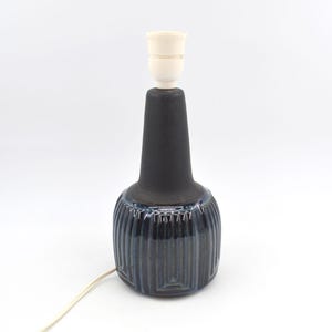 Large Einar Johansen Søholm Stentøj Denmark vintage table lamp 1039 1960&#39;s Danish Mid-Century Modern design original 1960s Bornholm ceramics