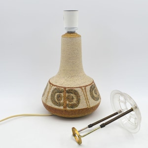 Danish Modern Svend Aage Jensen & Noomi Backhausen Søholm Stentøj Lamp 3062 1970s Mid-Century Modern Art Ceramic Denmark Vintage Lamp