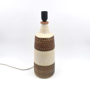 Large Søholm Stentøj Denmark table lamp 3071 Einar Johansen Design 1960&#39;s Danish Mid-Century Modern design lamp - Bornholm art ceramics