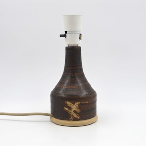 Danish Mid-Century Per Bang Engstrøm Ebeltoft Denmark Studio Pottery Lamp 1960s Danish Modern Art Pottery