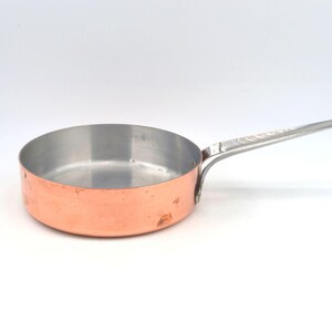 Vintage Georg Jensen Denmark Taverna copper pan, Henning Koppel design, 1971, Danish MCM design classic, vintage Danish design tableware
