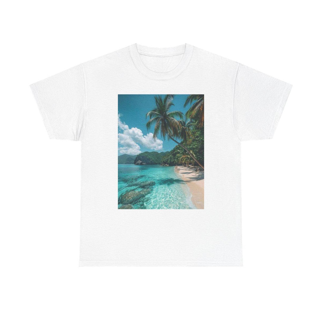 Jamie Green Mini Palm Print Resort Shirt