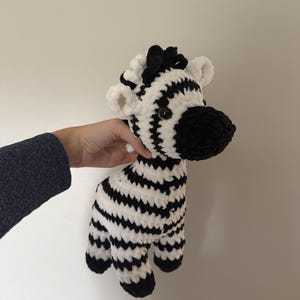 Handmade Crochet Zebra