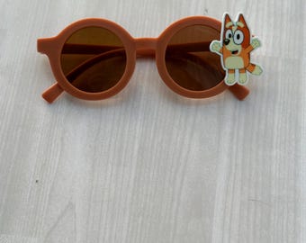 plain red heeler kids sunnies
