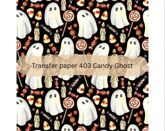 Ghost Candy Water Soluble Transfer Paper: Polymer Clay Jewelry Making (3x5 in