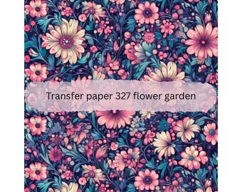 Flower Garden Water Soluble Transfer Paper: Polymer Clay Jewelry Making