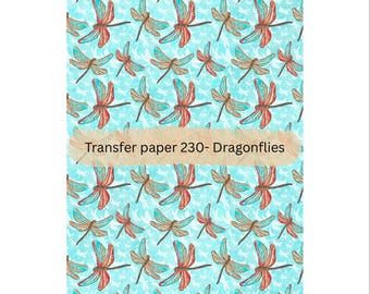 Dragonfly Water-Soluble Transfer Paper: Polymer Clay Jewelry Making