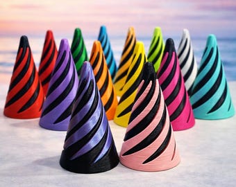 3D-Printed Spiral Cone Fidget Desk Toy