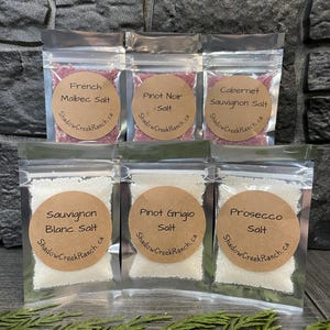 Gourmet Wine Salts: Culinary Salt Sampler, Chef Gift Set