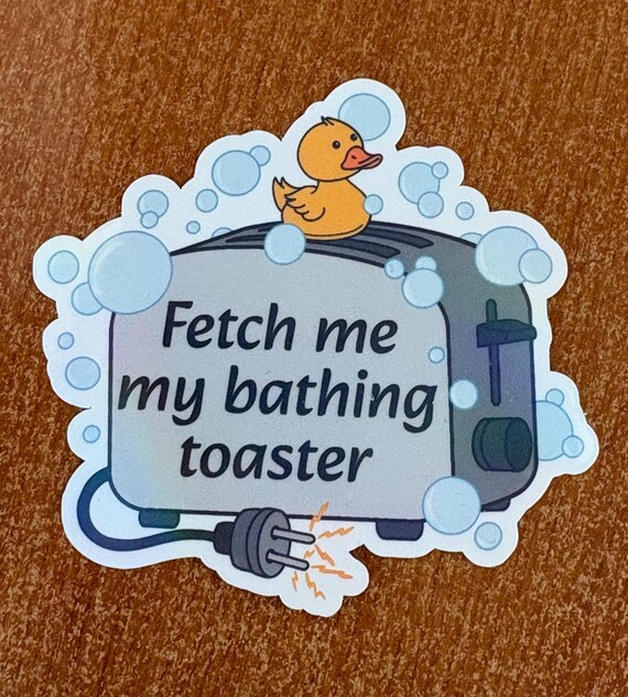 Funny Sarcastic Sticker | Dark Humor Holographic Laptop Decal (Water-Resistant)