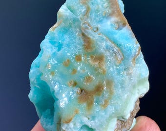 Blue Aragonite Crystal Specimen from Afghanistan - 110 Gram