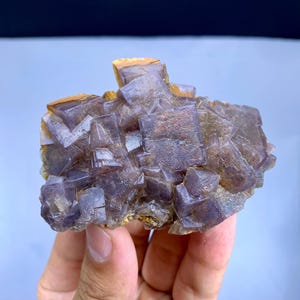 Natural Purple Phantom Fluorite Specimen from Baluchistan Pakistan - 98 gram