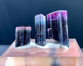 Tricolor Tourmaline Crystals Lot from Afghanistan - 05 gram