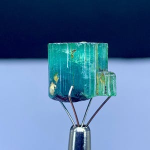Cristallo di tormalina verde-bluastra, tormalina terminata dall&#39;Afghanistan - 20,40 carati