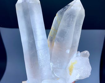 ヒマラヤ産ホワイトパイナップルクォーツ水晶クラスター：ツイン
