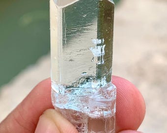 Diamond Cut Glassy Blue Aquamarine from Shigar valley Pakistan - 10 grams