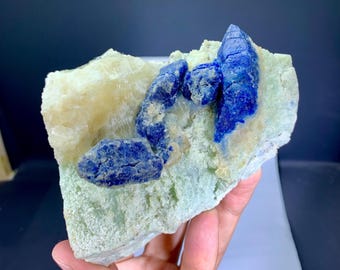 Fluoreszierender seltener blauer Afghanit aus Afghanistan - 720 gram
