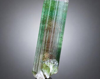 Watermelon Tourmaline Crystal, Natural Tricolor Tourmaline, Crystal Pendant
