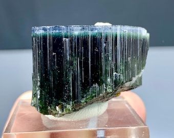 Blue Cap Tourmaline from Paprok, Afghanistan - 41 grams
