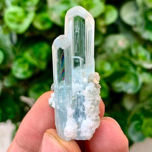 Gemmy Diamond Cut Blue Aquamarine Crystal, Terminated Aquamarine from Shigar valley Pakistan