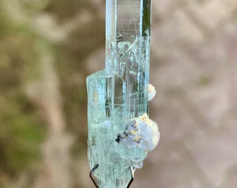 Transparent Blue Aquamarine Crystal Gem from Pakistan - 18.00 Carats