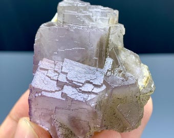 Natural Cubic Phantom Fluorite Crystal, Raw Fluorite Specimen - 84 gram
