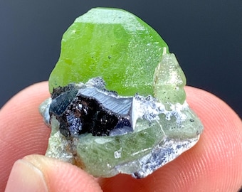 Natural Green Peridot With Rare Magnetite from Pakistan - 30.0 Carats