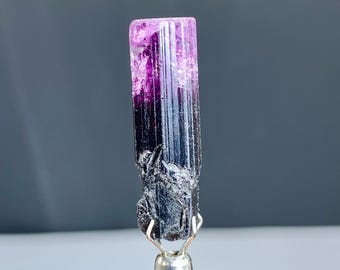 Pink Cap Bicolor Tourmaline Crystal from Afghanistan - 16.50 carats