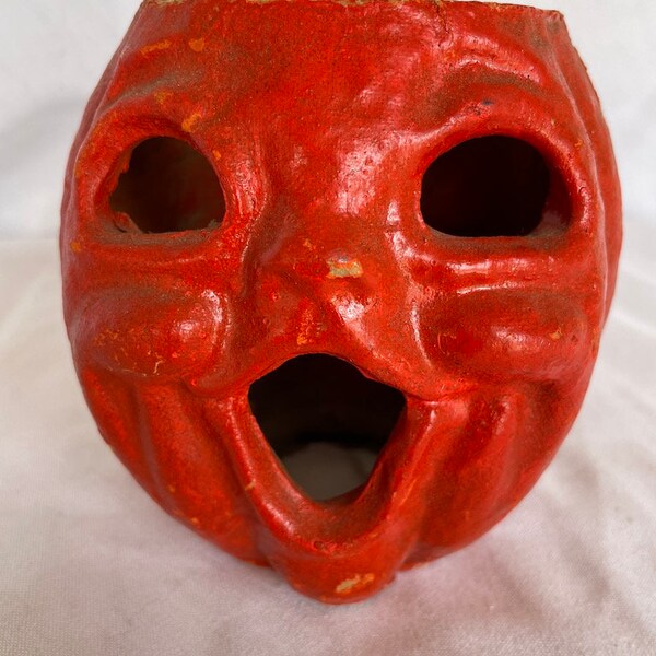 Vintage Paper Mache Halloween Pumpkins Etsy