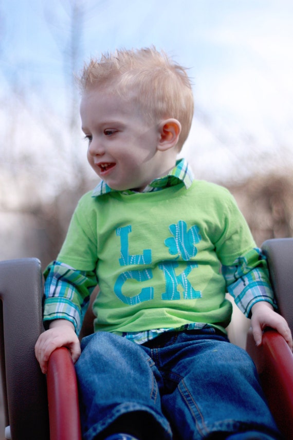 boys st patty day shirt