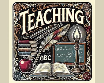 College Major Teaching Sticker | Teacher Appreciation Gift | Education Decal for Laptops, Water Bottles, Notebooks