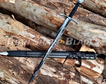 Hand Forged 5160 Spring Steel Medieval Knight Sword | Best Christmas Gift