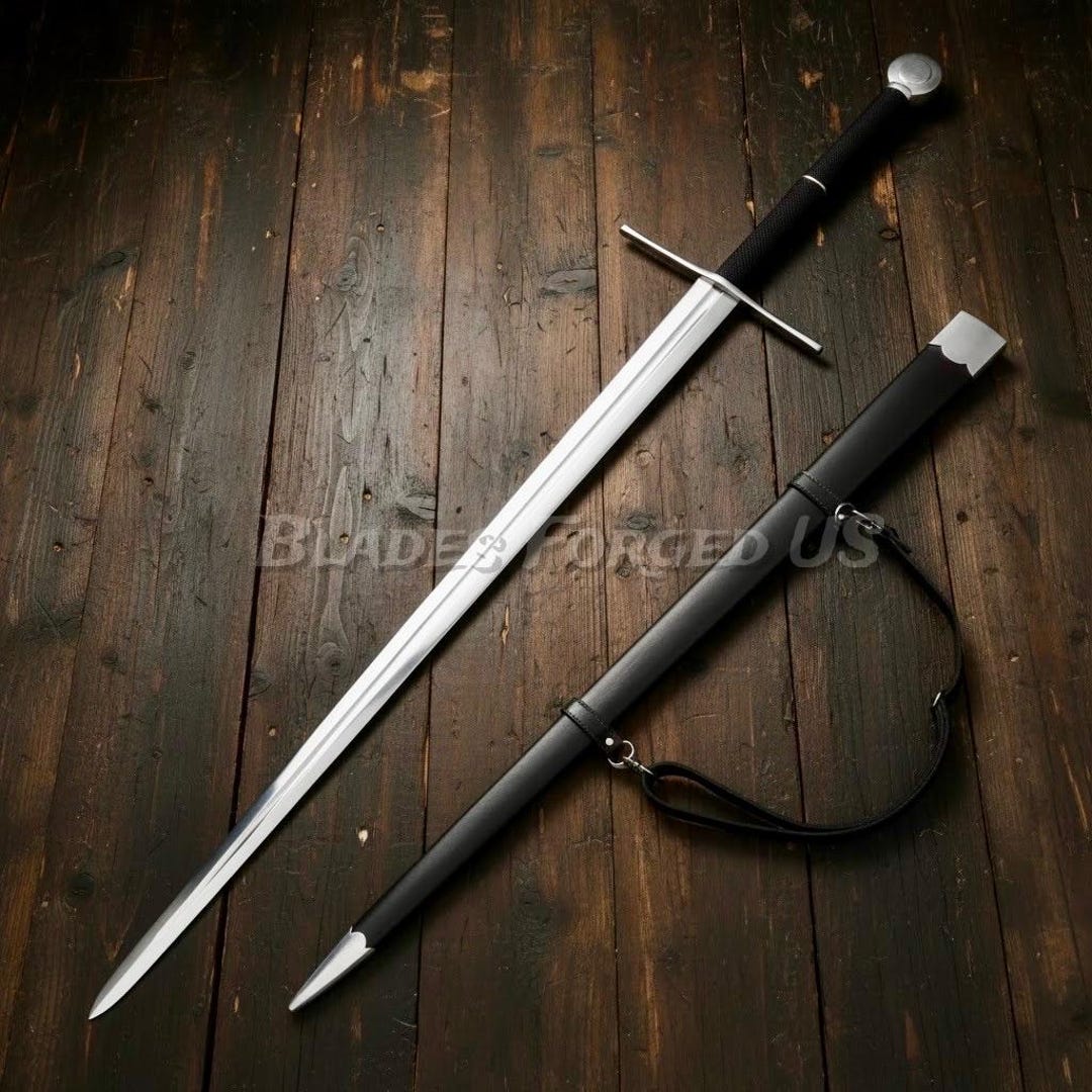 Hand forged 5160 High Carbon Steel Medieval Knights Long Sword 