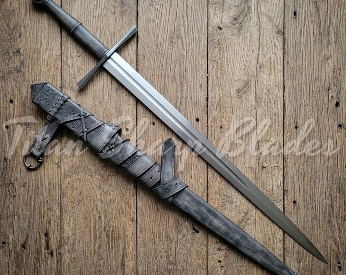 Featured listing image: Medieval Agincourt Long Sword | Collector Long Sword | Gift For him