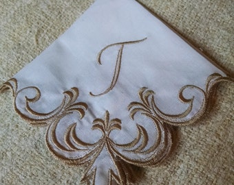 Heirloom Inspired Embroidered Ladies Handkerchief