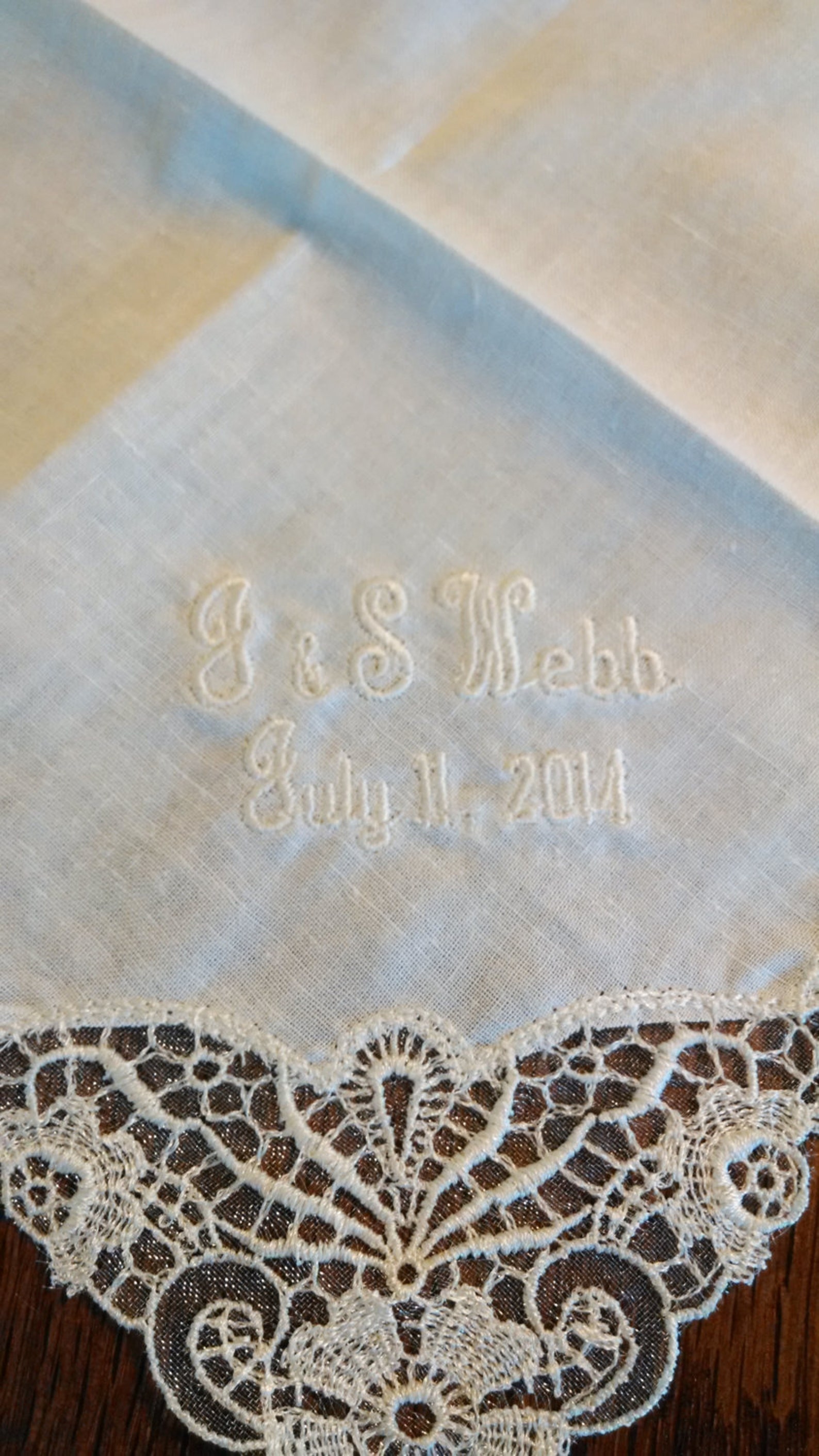 Elegant Embroidered Lace Handkerchief Etsy