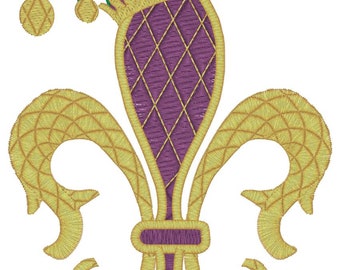 Jester Fleur de Lis Machine Embroidery Designs