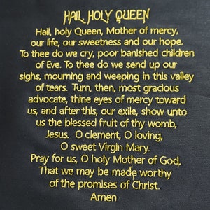 Hail, Holy Queen Embroidery Machine Design image 2