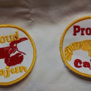 Proud Cajun Embroidered Patch