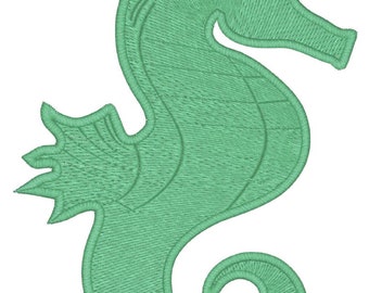 Seahorse Machine Embroidery Design