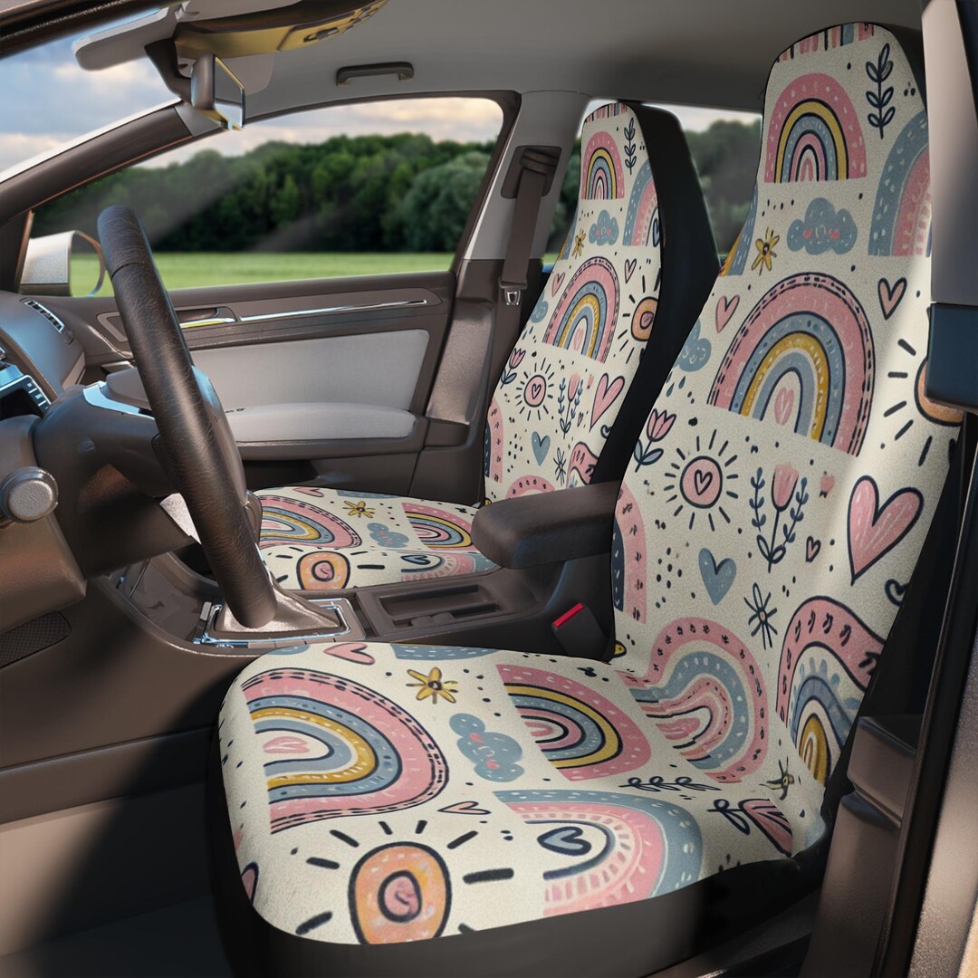 Rainbow Car Seat Coversnull