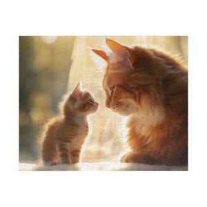 猫好きのパズル - 穏やかな家族のひととき (520、1014 ピース) | 猫好きの方へのプレゼントに最適
