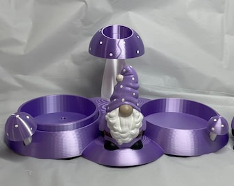 Double Gnome/Mushroom Holder
