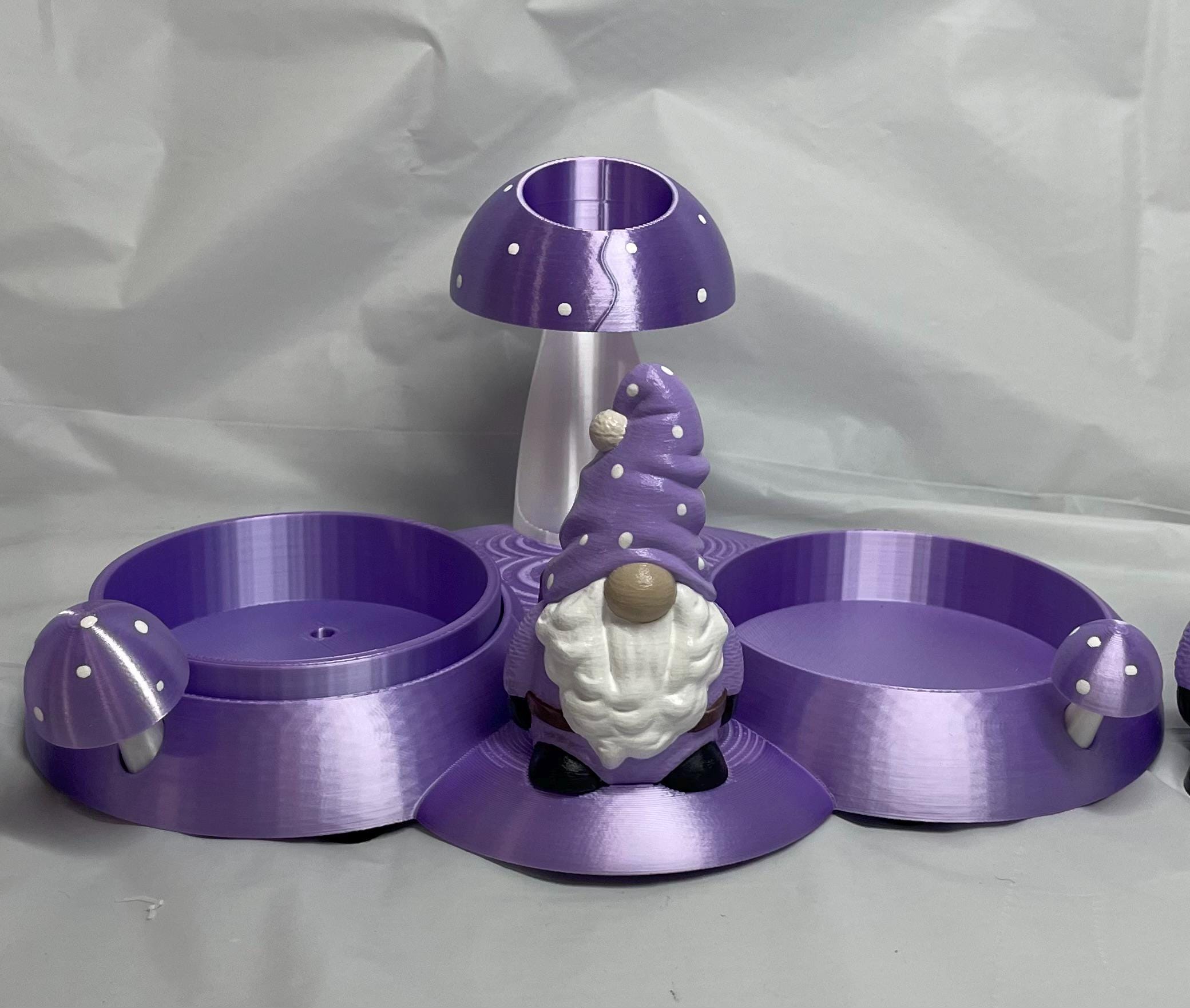 Double Gnome/Mushroom Holder