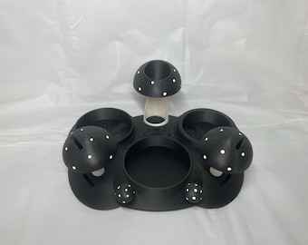 Triple Mushroom Holder