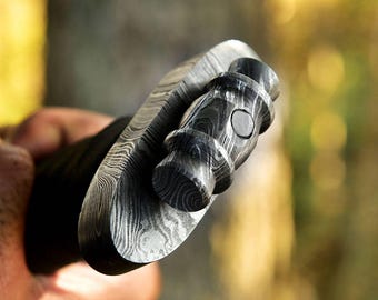 Handmade Damascus Steel Viking Sword: Medieval Groomsmen Gift